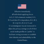 Visa-Schock: USA verlangen offene Social-Media-Profile